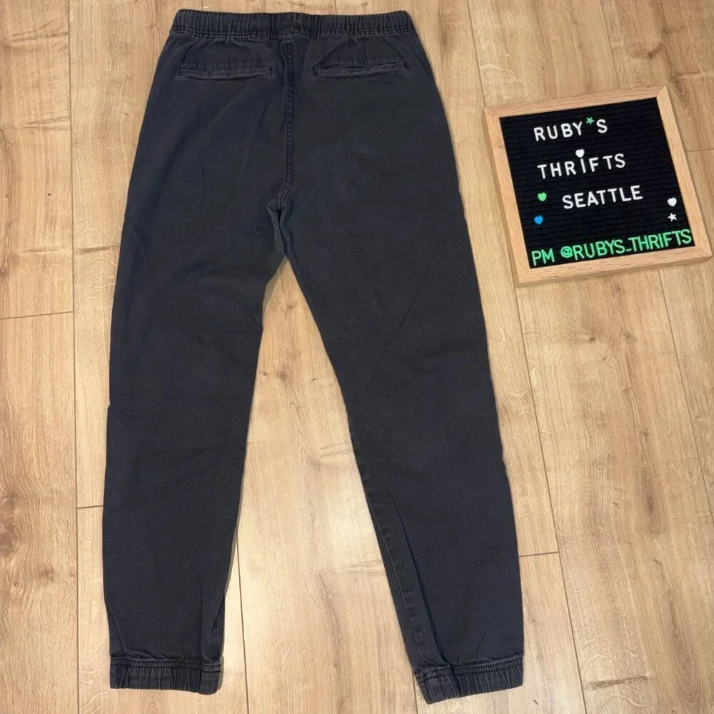 Plugg Boys Black Joggers